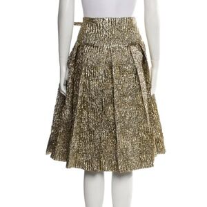 Simone Rocha Brand New Gold metallic skirt